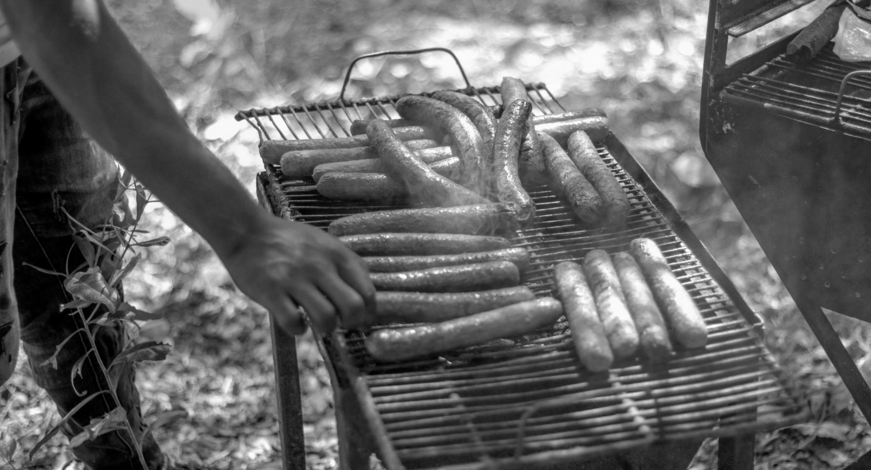 Carefully arranged event menu showcase with seasonal ingredients